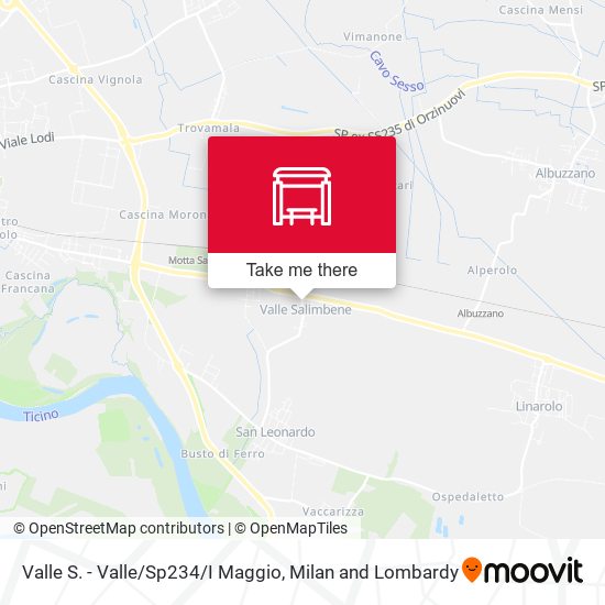 Valle S. - Valle / Sp234 / I Maggio map