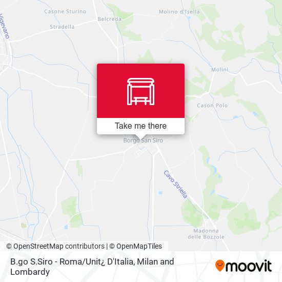 B.go S.Siro - Roma / Unit¿ D'Italia map