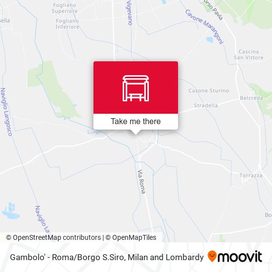 Gambolo' - Roma/Borgo S.Siro map