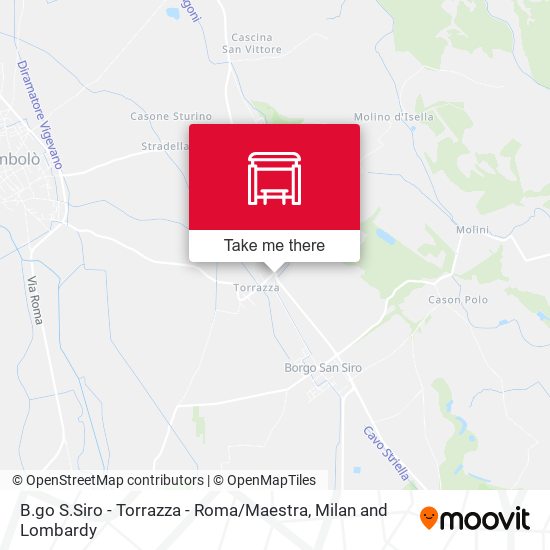 B.go S.Siro - Torrazza - Roma / Maestra map