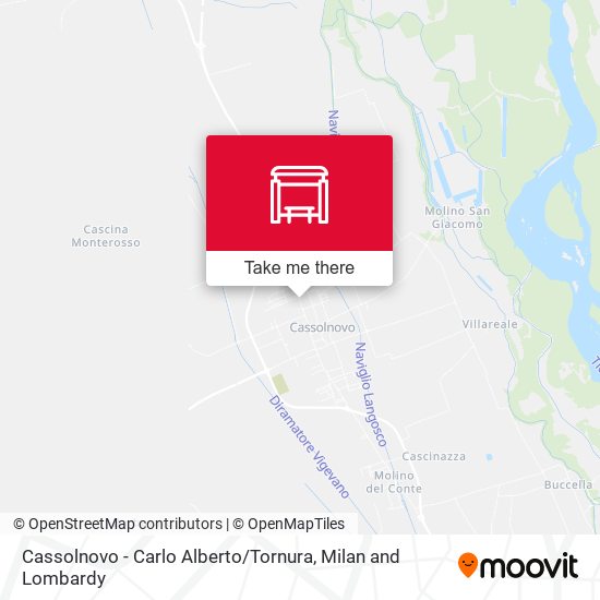 Cassolnovo - Carlo Alberto / Tornura map