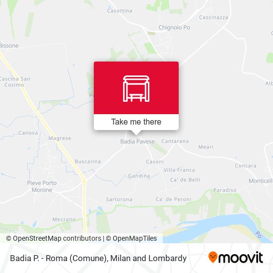 Badia P. - Roma (Comune) map