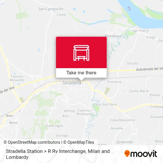 Stradella Station > R Rv Interchange map