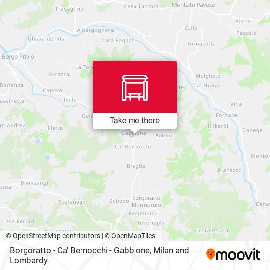 Borgoratto - Ca' Bernocchi - Gabbione map