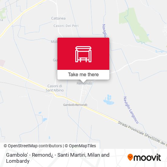 Gambolo' - Remond¿ - Santi Martiri map