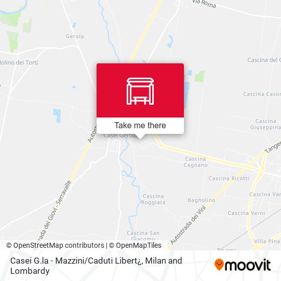 Casei G.la - Mazzini / Caduti Libert¿ map