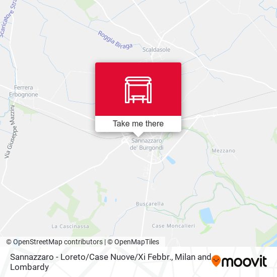 Sannazzaro - Loreto / Case Nuove / Xi Febbr. map
