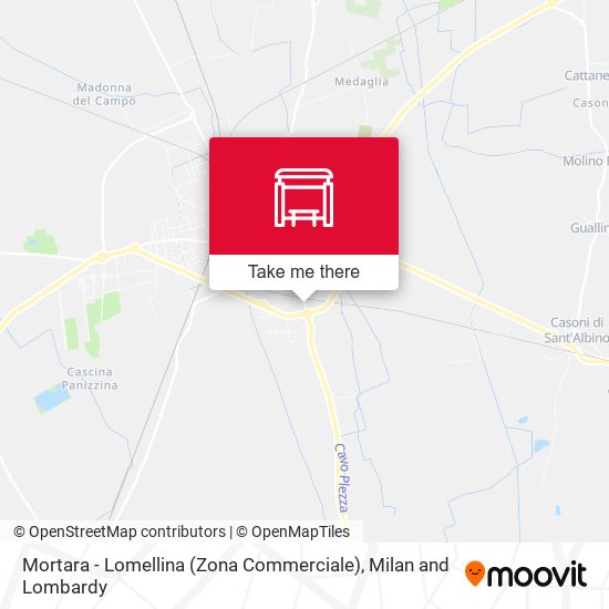 Mortara - Lomellina (Zona Commerciale) map