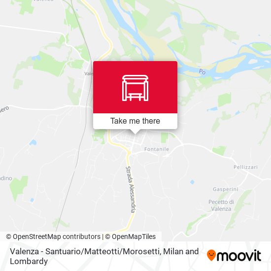 Valenza - Santuario / Matteotti / Morosetti map