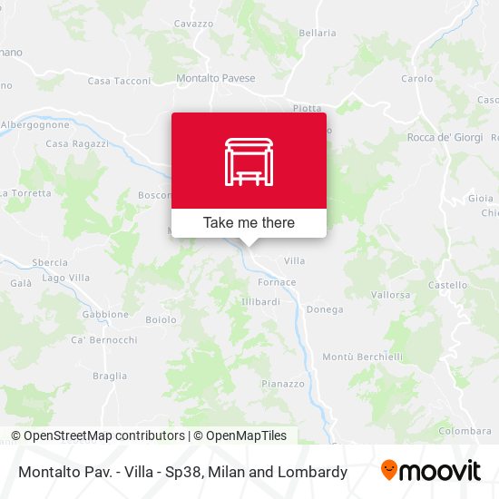 Montalto Pav. - Villa - Sp38 map