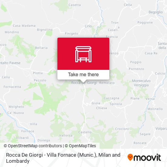 Rocca De Giorgi - Villa Fornace (Munic.) map