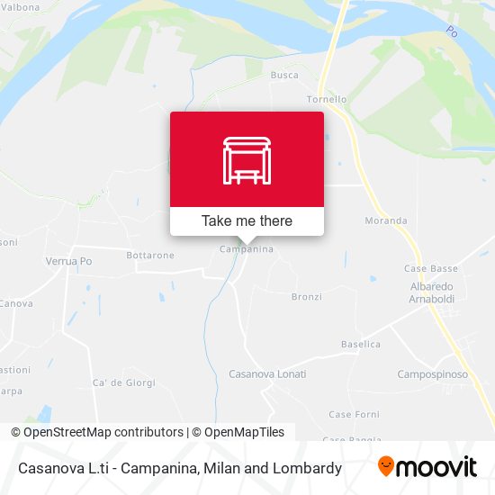 Casanova L.ti - Campanina map