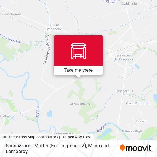 Sannazzaro - Mattei (Eni - Ingresso 2) map