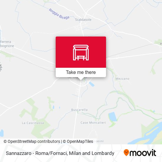 Sannazzaro - Roma/Fornaci map