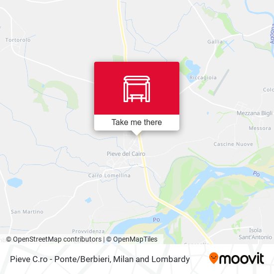 Pieve C.ro - Ponte/Berbieri map
