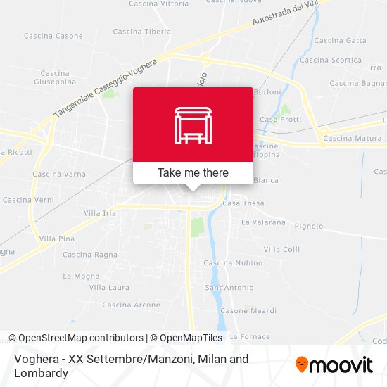 Voghera - XX Settembre/Manzoni map