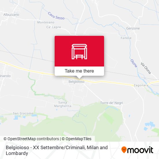 Belgioioso - XX Settembre / Criminali map