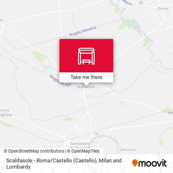 Scaldasole - Roma / Castello map