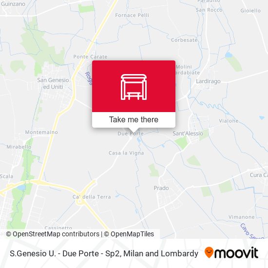 S.Genesio U. - Due Porte - Sp2 map