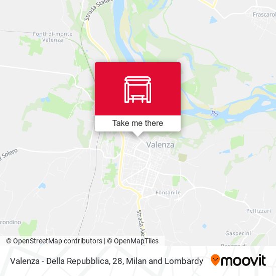 Valenza - Della Repubblica, 28 map