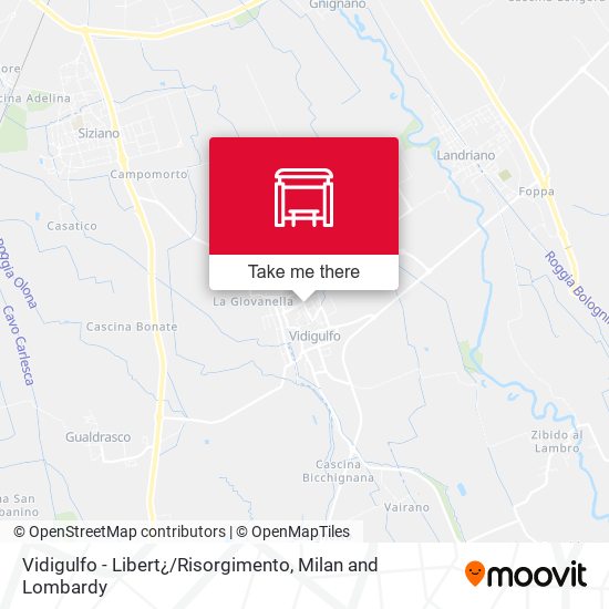 Vidigulfo - Libert¿ / Risorgimento map