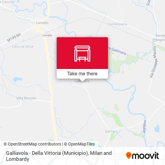 Galliavola - Della Vittoria (Municipio) map