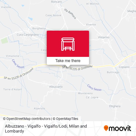 Albuzzano - Vigalfo - Vigalfo / Lodi map