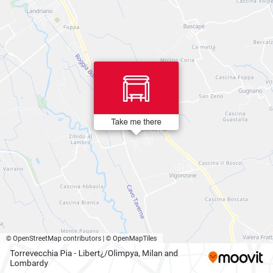 Torrevecchia Pia - Libert¿ / Olimpya map
