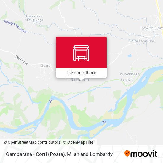 Gambarana - Corti (Posta) map