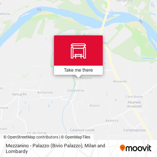 Mezzanino - Palazzo (Bivio Palazzo) map