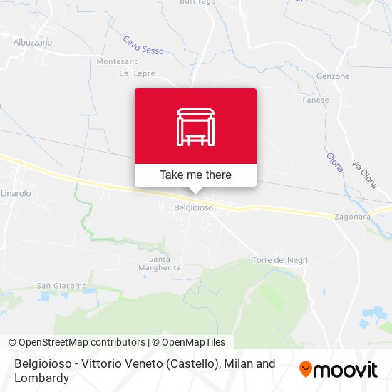 Belgioioso - Vittorio Veneto (Castello) map