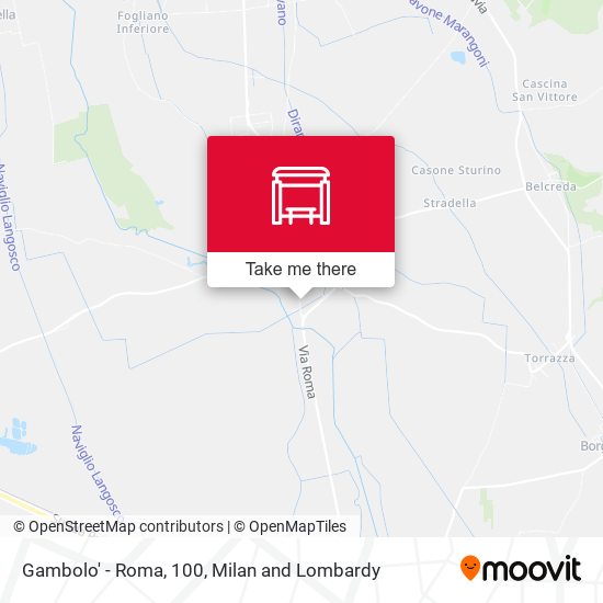 Gambolo' - Roma, 100 map