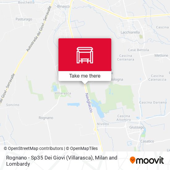 Rognano - Sp35 Dei Giovi (Villarasca) map