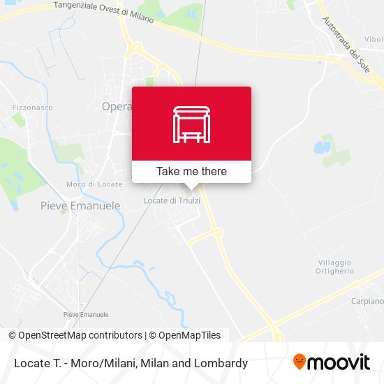 Locate T. - Moro/Milani map