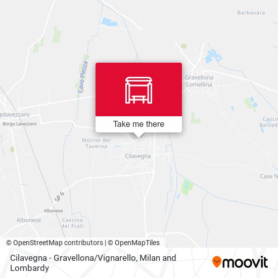 Cilavegna - Gravellona / Vignarello map