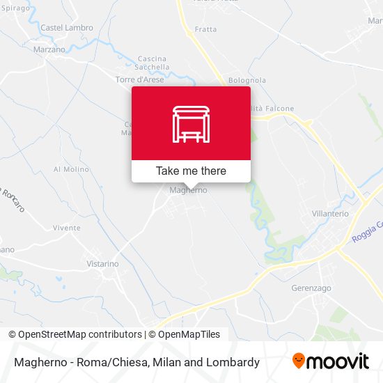 Magherno - Roma/Chiesa map