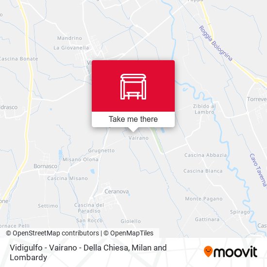 Vidigulfo - Vairano - Della Chiesa map