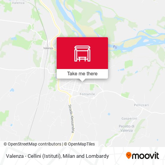 Valenza - Cellini (Istituti) map