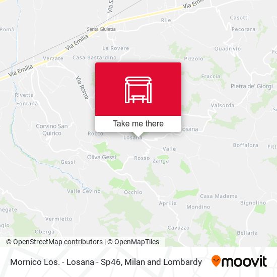 Mornico Los. - Losana - Sp46 map