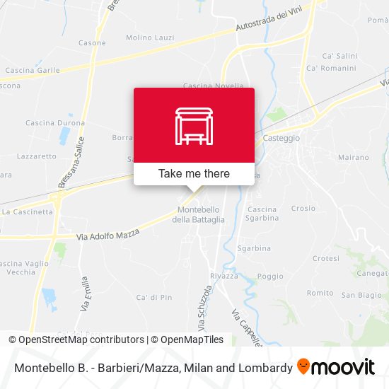 Montebello B. - Barbieri/Mazza map