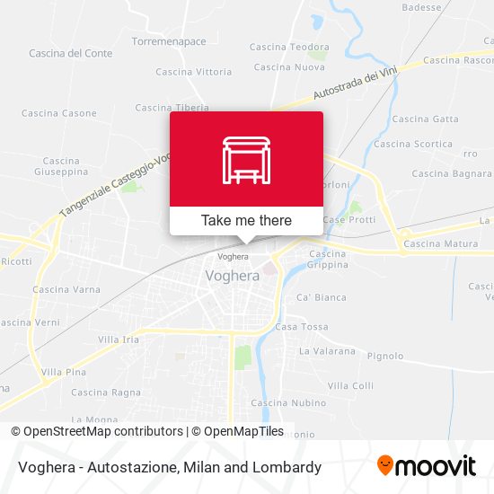 Voghera - Autostazione map