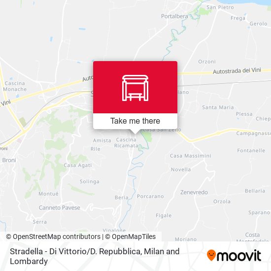 Stradella - Di Vittorio / D. Repubblica map