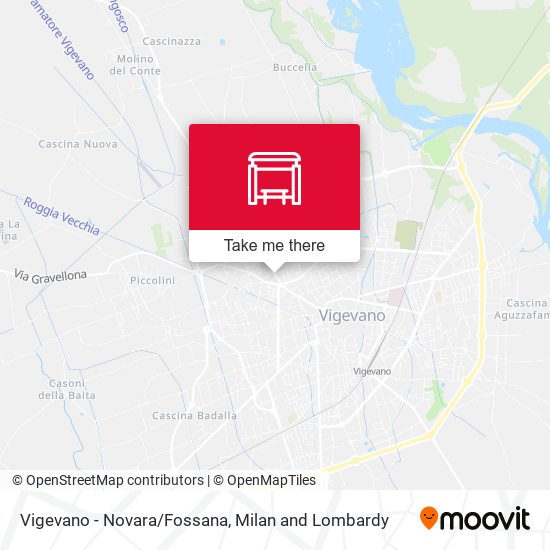 Vigevano - Novara/Fossana map