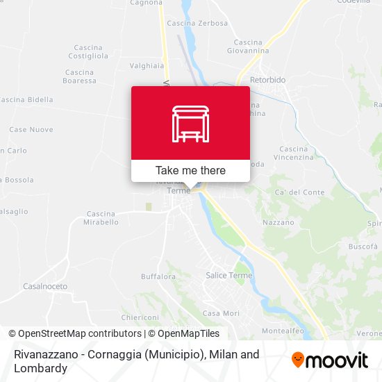 Rivanazzano - Cornaggia (Municipio) map