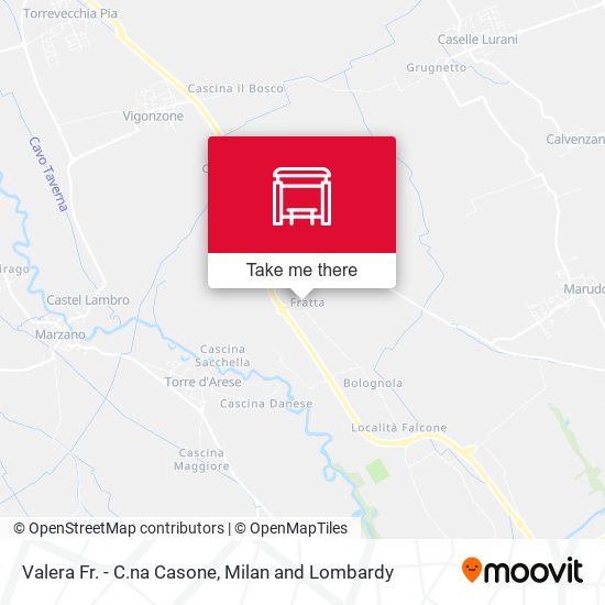 Valera Fr. - C.na Casone map