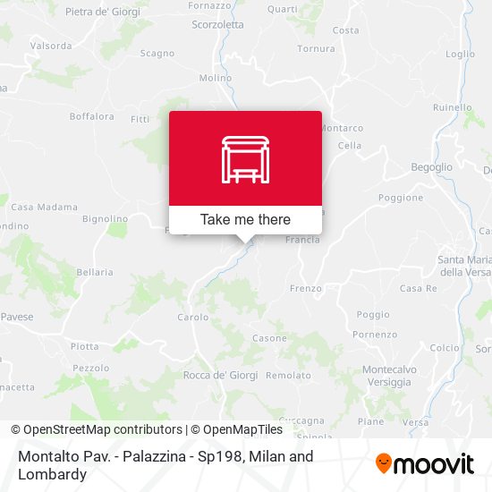 Montalto Pav. - Palazzina - Sp198 map