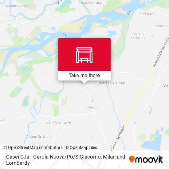 Casei G.la - Gerola Nuova / Po / S.Giacomo map