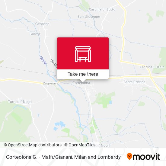 Corteolona G. - Maffi/Gianani map