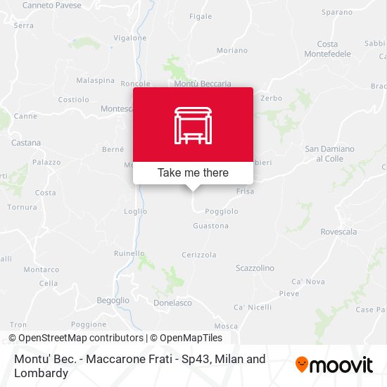 Montu' Bec. - Maccarone Frati - Sp43 map