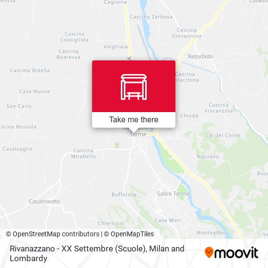 Rivanazzano - XX Settembre (Scuole) map